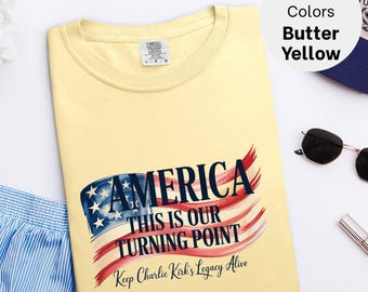 愛国的な水彩画のアメリカ国旗スウェットシャツ - コンフォートカラー