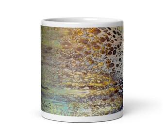Acrylic painting coffee mug (Gilded Decent)