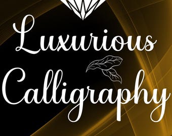Luxury Calligraphy Font | Elegant Script | Modern Wedding & Logo Typeface