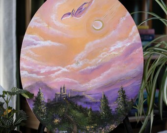 The Pass at Evening Light Original Painting