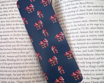 Mushroom Print Bookmark