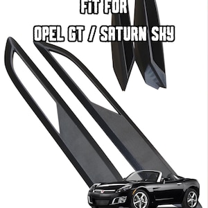 Écopes de capot fonctionnelles (2 pcs) Opel GT / Saturn Sky –Finition brute – Fabriqué en France