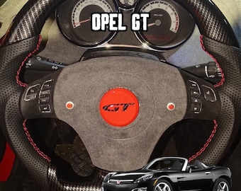 Centre de volant GT – Badge personnalisé prêt à poser – Opel GT – Fabriqués en France