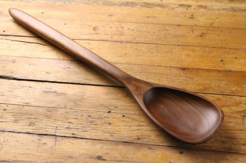 Big Manly Wooden Roux Spoon Kitchen Utensil Made of American Etsy