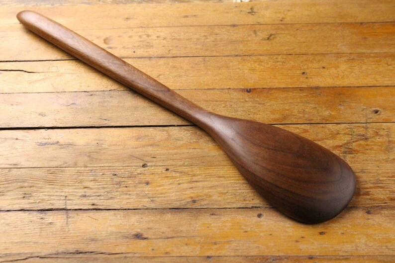 Big Manly Wooden Roux Spoon Kitchen Utensil Made of American Etsy