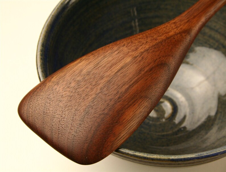 Wooden flat ended roux spoon wood kitchen utensil gravy and Etsy