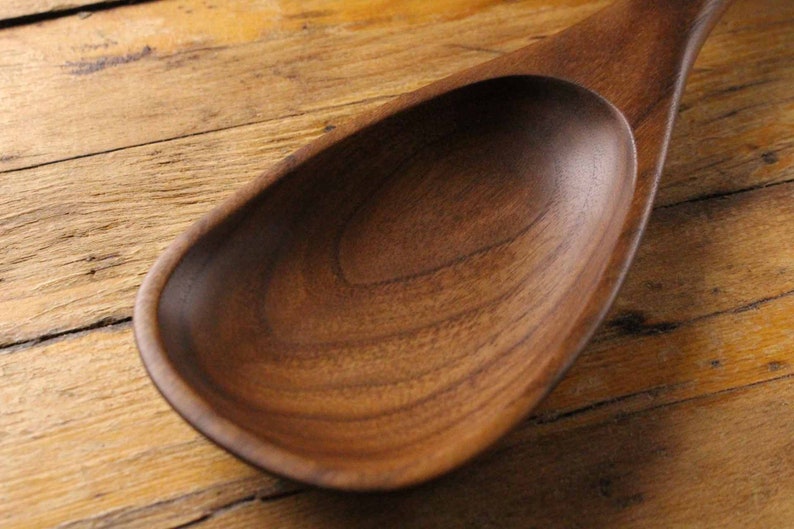 Big Manly Wooden Roux Spoon Kitchen Utensil Made of American Etsy