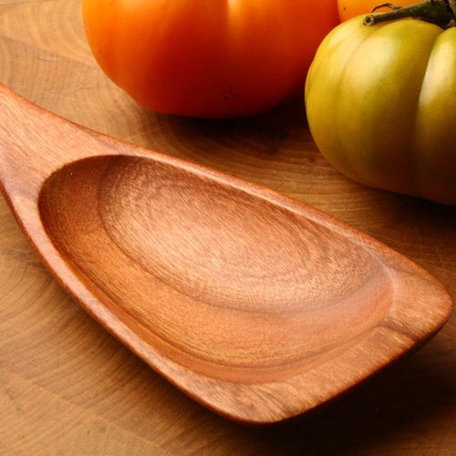 Hand Made Flat Ended Wooden Roux Spoon Kitchen Utensil of Etsy