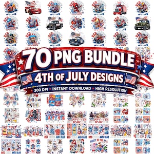 Paquete de imágenes PNG de Disney para el 4 de julio: Mickey, Cars, Princesas y Superhéroes, imágenes prediseñadas patrióticas, diseños PNG para sublimación infantil, paquete de dibujos animados de EE. UU.
