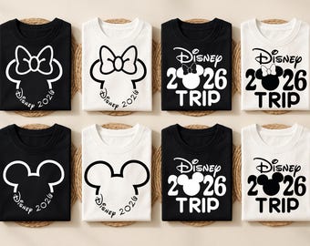 Disney 2026 SVG PNG Bundle 2026 Family Vacation Trip Png Family Trip Sublimation Matching Vacation Design Spring Break 2026 Svg Travel Shirt