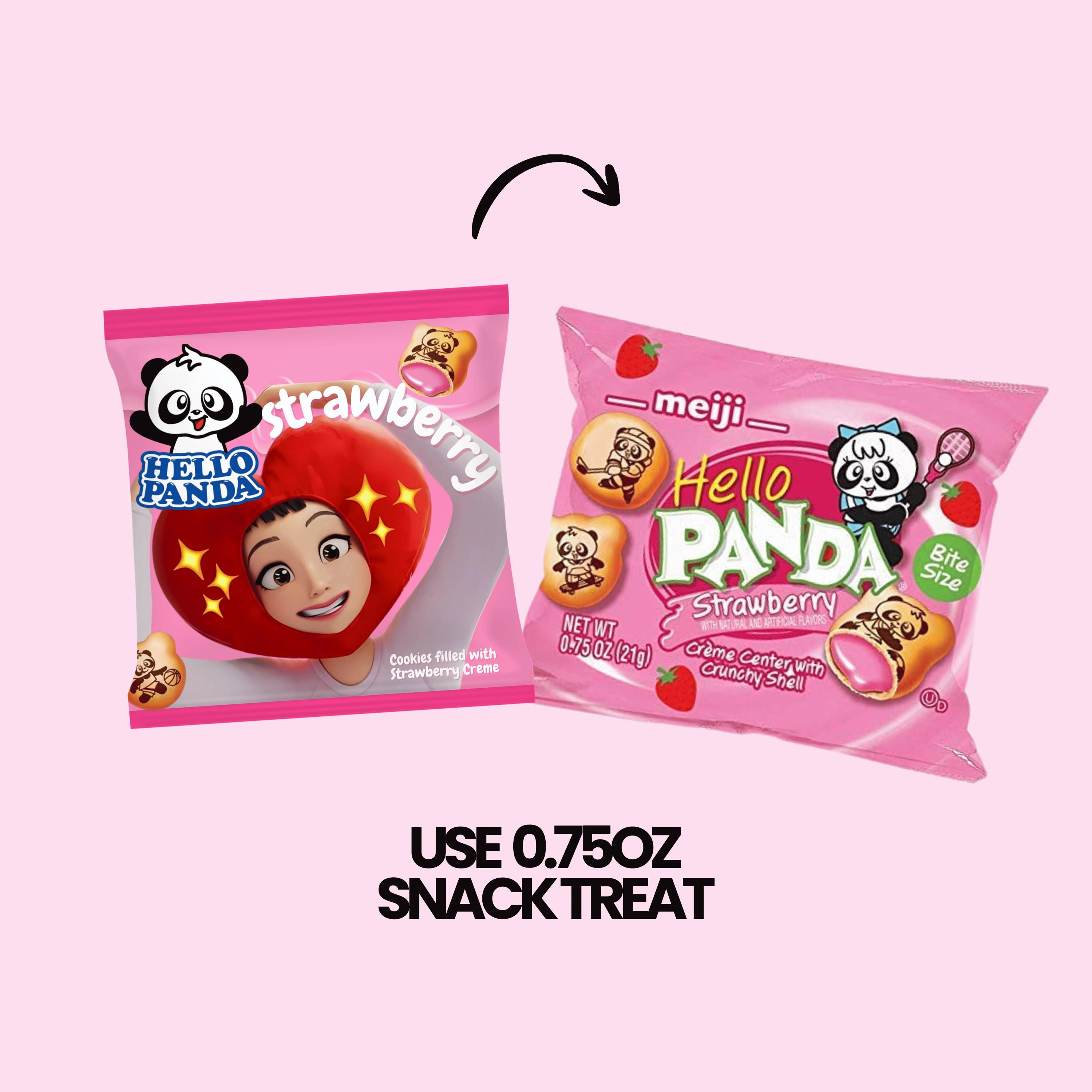 K-pop Demon Hunters Hello Panda Snack Wrapper, Canva Template - Etsy