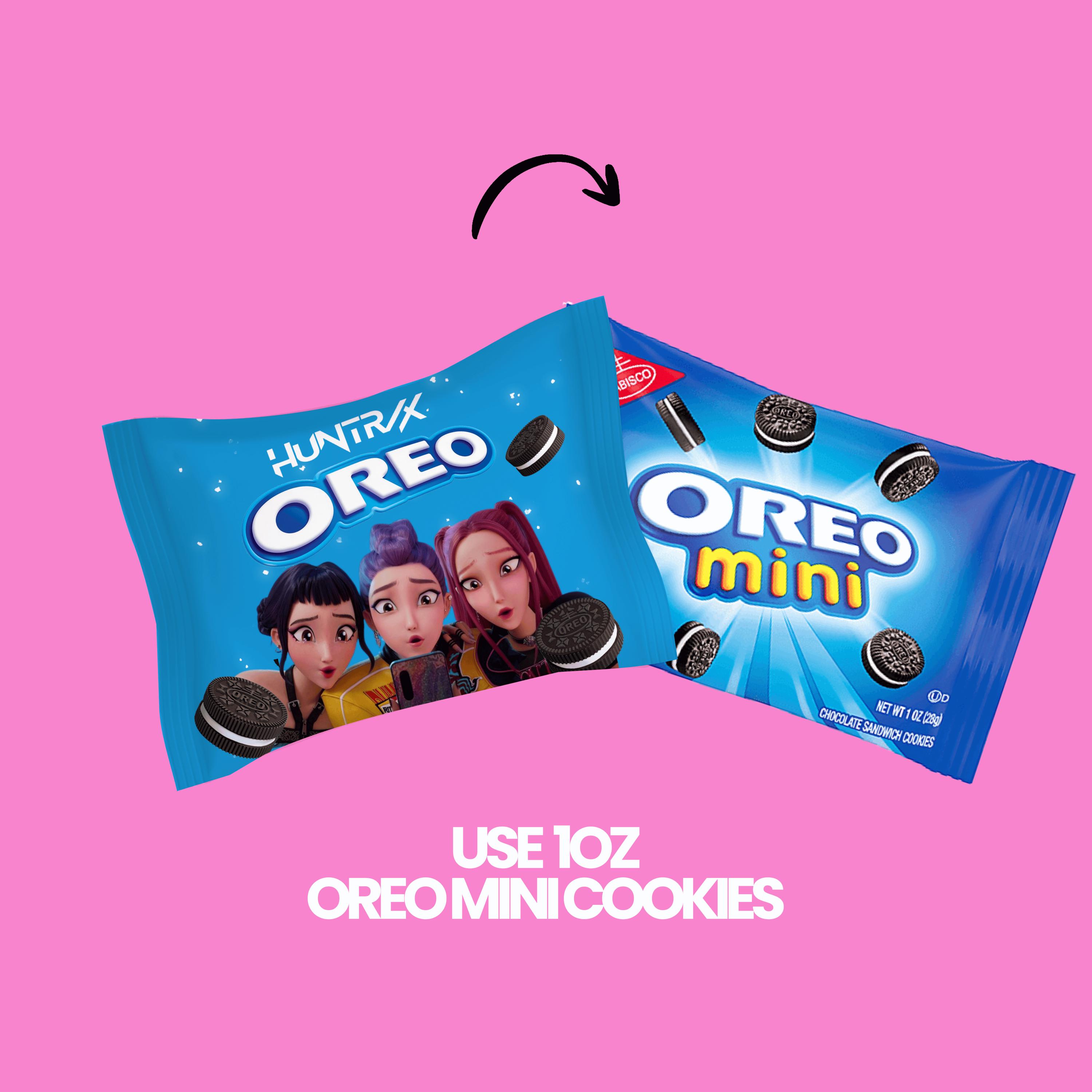 Oreo Wrapper Design K-pop Demon Hunters Party Favors, Oreo Cookies Wrapper, Canva Template ...