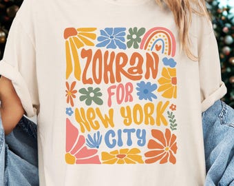 Comfort Colors Zohran for New York City Tshirt, Vote Mamdani Tee, Progressive Democrats Shirt