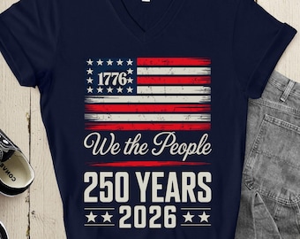Camiseta del 250 aniversario de Estados Unidos, Sudadera de los 250 años de EE. UU., Sudadera retro del Día de la Independencia, Nosotros el pueblo