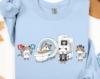 Radiologic Technologist Cat Sweatshirt, X-Ray Tech Hoodie