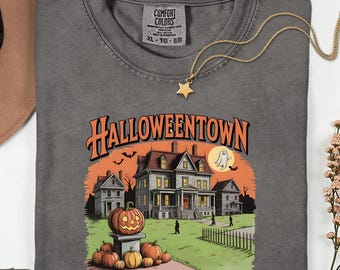 Halloweentown Comfort Colors T-Shirt: 90s Retro Halloween Tee