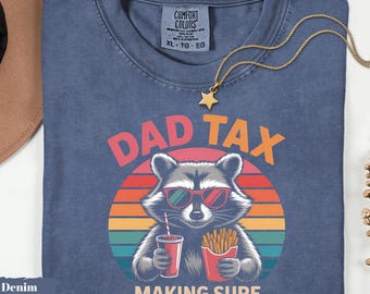 Camiseta de mapache para papá, divertida, estilo retro, regalo para papá