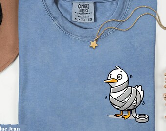 Camiseta divertida con cinta adhesiva, dibujo animado con juego de palabras con cinta adhesiva, regalo con humor animal, amante de la granja peculiar