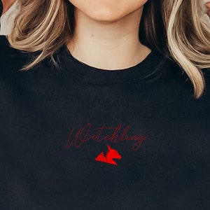 Witchling Embroidered Sweatshirt | Manon Blackbeak | Bookish Sweatshirt | Bookish Gift | Sarah J Maas | Throne of Glass Sweatshirt
