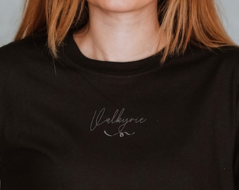 Valkyrie Embroidered Shirt | ACOTAR | Sarah J Maas | A Court of Thorns and Roses | Bookish Booktok | A Court of Silver Flames | Nesta