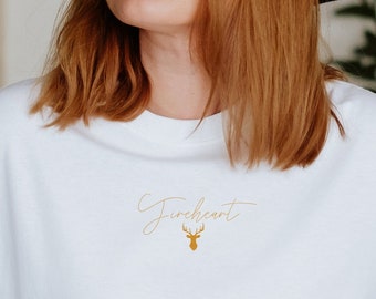 Camisa bordada Fireheart / Camisa throne of glass / Camisa libresca / Aelin Galathynius / Sarah J Maas / Bookish Gift / Throne of Glass Art