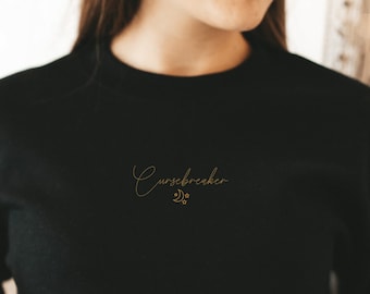 Cursebreaker Embroidered Sweatshirt || A Court of Thorns and Roses Series || ACOTAR Merch || ACOTAR Shirt || Rhysand and Feyre || Feyre