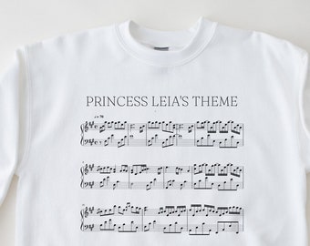Princess Leia's Theme Sweatshirt | Star Wars Sweatshirt | Star Wars Shirt | Princess Leia | Star Wars Shirts | Disney Shirt | Star Wars Gift