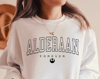 Bluza Alderaan Forever | Koszulka Star Wars | Bluza Disney | Bluza Star Wars | Prezent Star Wars | Bluza z kapturem Star Wars | Galaxys Edge