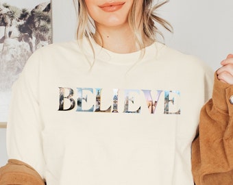 Believe Tee - Disney Shirt | Disney World Shirt | Disneyland Shirt | Magic Kingdom Shirt | Disney Clothes | Disney Gift | Disney Vacation