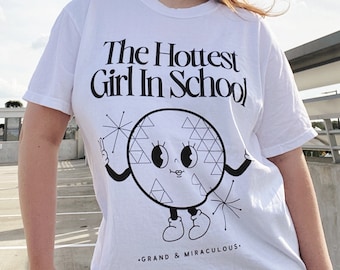 Hottest Girl in School Tee | EPCOT Shirt | Disney World Shirt | Disney Shirts | Comfort Colors Disney Shirt | Spaceship Earth