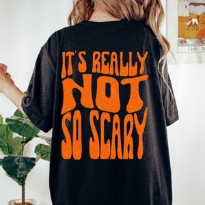 Not So Scary Tee | Disney Halloween Shirt | Disney Halloween | Disney Shirts | Magic Kingdom Shirt | Disney Family Shirts | Mickey Halloween