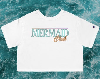 Mermaid Club Crop Top / The Little Mermaid Shirt / Parte de tu mundo / Disney World Shirt / Disneyland Shirt / Ariel / Mermaid Shirt