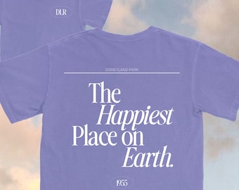 The Happiest Place on Earth | Disney Shirts | Disneyland Shirt | Disney Shirt | Disney Clothes | California Adventure | Disneyland Shirts