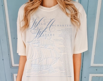 Wild Uncharted Wateren T-shirt | Het shirt van de kleine zeemeermin | Een deel van jouw wereld | Disney World-shirt | Disneyland-shirt | Ariël | Zeemeermin overhemd