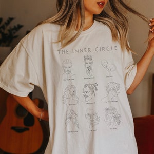 Maglietta Inner Circle / Camicia ACOTAR / A Corte di Spine e Rose / Corte Da Notte / Camicia Bookish / Sarah J Maas / ACOTAR Merch / Feyre Rhysand