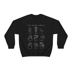 Inner Circle Sweatshirt | ACOTAR Shirt | A Court of Thorns and Roses | Night Court | Bookish Shirt | Sarah J Maas | ACOTAR Merch | Feyre image 2