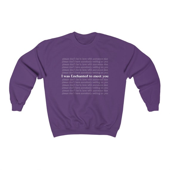 Enchanted Taylor Swift Sweatshirt Taylor Swift Shirt Taylor Swift Merch Taylor  Swift Crewneck Speak Now Taylor Swift Gift 