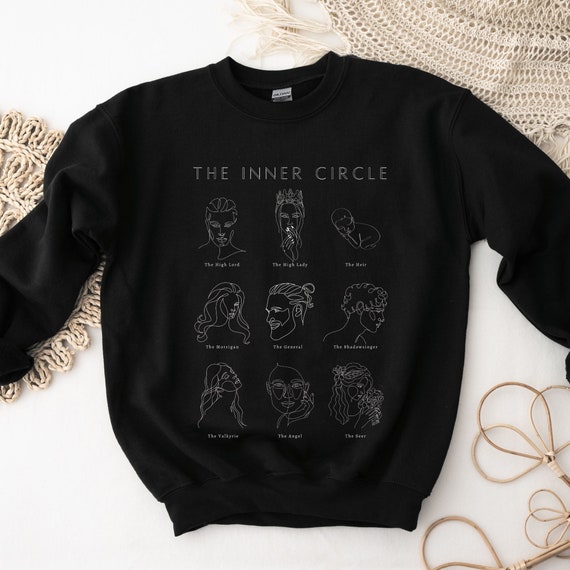 Inner Circle Sweatshirt | ACOTAR Shirt | A Court of Thorns and Roses | Night Court | Bookish Shirt | Sarah J Maas | ACOTAR Merch | Feyre