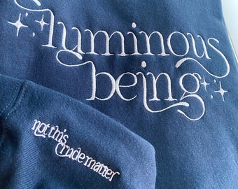 Luminous Being Crewneck | Star Wars Shirt | Star Wars Sweatshirt | Disney World Shirt | Galaxys Edge | Luke Skywalker