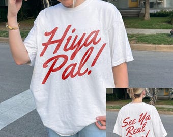 Hiya Pal-T-shirt | Trendy oversized Disney-shirt | Disney World-shirt | Shirt Magic Kingdom | Trendy Disneyland-shirt | Subtiele Disney-merchandise