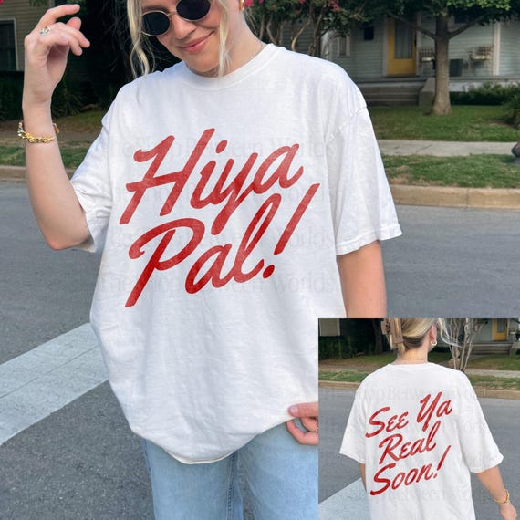 Hiya Pal Tee | Trendy Oversized Disney Shirt | Disney World Shirt | Magic Kingdom Shirt | Trendy Disneyland Shirt | Subtle Disney Merch