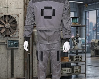 Mandalorian Inspired Star Wars Cosplay Inspired Custom Grey 3 piece Costume.