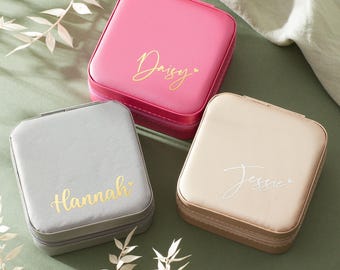 Personalised Jewelry Box, Mother's Day Gift, Bridesmaid Gift, Gift for Bridal Party, Gift for Her, Birthday Gift for Women, Christmas Gift