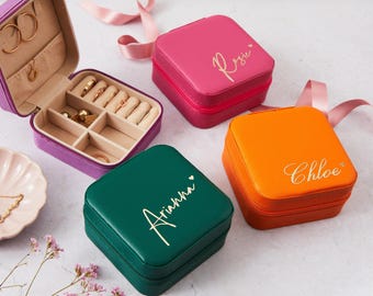 Personalised Jewelry Box, Mother's Day Gift, Bridesmaid Gift, Gift for Her, Birthday Gift, Christmas Gift, Valentines Day Gift
