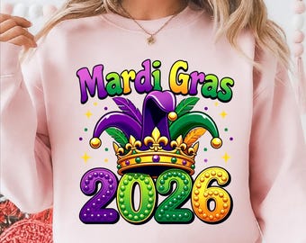 Mardi Gras 2026 Png, Happy Mardi Gras Carnival Png, Fat Tuesday Png, Mardi Gras New Orleans PNG