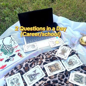 Leitura de Tarô para Carreira com Cartas da Árvore, Orientação do Oráculo da Bruxa Verde (Entrega Digital)