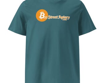 Bee Street Apiary (Bitcoin) - Unisex organic ribbed neck t-shirt