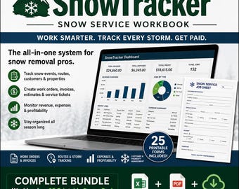 Formularios y manual digital para empresas de servicios de remoción de nieve
