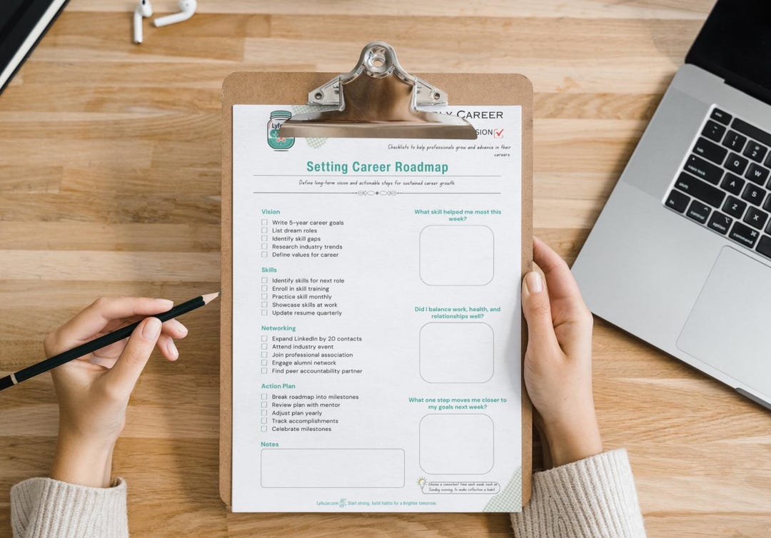 Early Career Success Checklists: 10 Printable Templates for Job ...