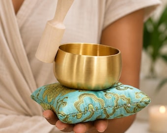 4" Tibetan Singing Bowl Meditation Set - ZenHarmony Bowl™